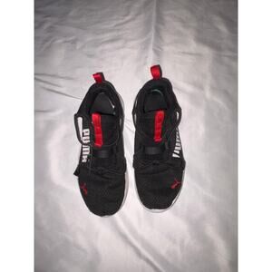 Puma Slip-On Athletic Sneakers Black Red White Toddler Size US 2C